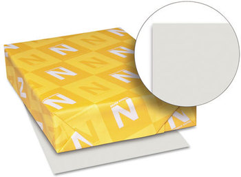 Neenah Paper Exact® Vellum Bristol Cover Stock,  67 lbs., 8-1/2 x 11, Gray, 250 Sheets