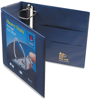 Avery® Heavy-Duty View Binder with DuraHinge® and One Touch EZD® Rings Locking 3 4" Capacity, 11 x 8.5, Navy Blue