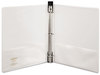A Picture of product WLJ-39314W Wilson Jones® Hanging DublLock® Round Ring Binder,  1" Cap, White