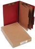 A Picture of product ACC-16036 ACCO Pressboard Classification Folders 3" Expansion, 2 Dividers, 6 Fasteners, Legal Size, Earth Red Exterior, 10/Box