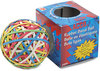 A Picture of product ACC-72155 ACCO Rubber Band Ball 3.25" Diameter, Size 34, Assorted Gauges, Colors, 270/Pack