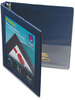 A Picture of product AVE-68051 Avery® Framed View Heavy-Duty Binders 3 Rings, 0.5" Capacity, 11 x 8.5, Navy Blue