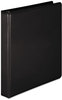 A Picture of product WLJ-38514B Wilson Jones® Heavy-Duty D-Ring View Binder with Extra-Durable Hinge,  1" Cap, Black