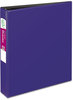 A Picture of product AVE-27351 Avery® Durable Non-View Binder with DuraHinge® and Slant Rings 3 1.5" Capacity, 11 x 8.5, Blue