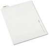 A Picture of product AVE-11945 Avery® Legal Index Divider, Exhibit Alpha Letter, Style Avery-Style Preprinted Bottom Tab 26-Tab, F, 11 x 8.5, White, 25/PK