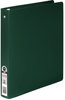 A Picture of product ACC-39716 ACCO ACCOHIDE® Poly Round Ring Binder,  35-pt. Cover, 1" Cap, Dark Green