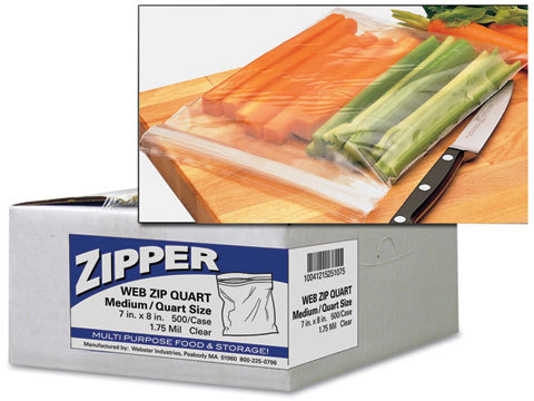 Ziploc Storage Bags 1qt (500)