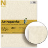 A Picture of product WAU-26428 Neenah Paper Astroparche® Cover Stock,  65 lbs., 8-1/2 x 11, Natural, 250 Sheets/Pack