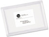 A Picture of product AVE-48464 Avery® EcoFriendly Mailing Labels Inkjet/Laser Printers, 3.33 x 4, White, 6/Sheet, 100 Sheets/Pack