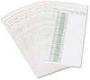 A Picture of product ACP-096103080 Acroprint® Cards for Model ATT310 Electronic Totalizing Time Recorder,  Weekly, 200/Pack