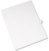 A Picture of product AVE-82178 Avery® Preprinted Allstate® Style Legal Dividers Exhibit Side Tab Index 26-Tab, P, 11 x 8.5, White, 25/Pack