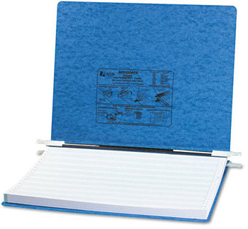 ACCO PRESSTEX® Covers with Storage Hooks 2 Posts, 6" Capacity, 14.88 x 11, Light Blue