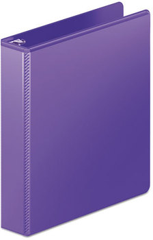 Wilson Jones® Heavy-Duty D-Ring View Binder with Extra-Durable Hinge,  1 1/2" Cap, Purple