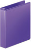A Picture of product WLJ-38534267 Wilson Jones® Heavy-Duty D-Ring View Binder with Extra-Durable Hinge,  1 1/2" Cap, Purple
