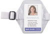 A Picture of product AVT-75649 Advantus® Arm Badge Holder,  2 1/2 x 3 1/2, Clear/White, 12 per Box