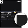 A Picture of product WAU-2202401 Neenah Paper Astrobrights® Colored Card Stock,  65 lb., 8-1/2 x 11, Eclipse Black, 100 Sheets