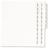 A Picture of product AVE-01370 Avery® Preprinted Legal Exhibit Index Tab Dividers with Black and White Tabs Side Style, 26-Tab, A to Z, 11 x 8.5, 1 Set, (1370)