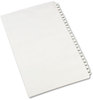 A Picture of product AVE-01434 Avery® Preprinted Style Legal Dividers Exhibit Side Tab Index 25-Tab, 101 to 125, 14 x 8.5, White, 1 Set