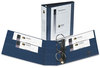 A Picture of product AVE-79803 Avery® Heavy-Duty View Binder with DuraHinge® and One Touch EZD® Rings Locking 3 3" Capacity, 11 x 8.5, Navy Blue