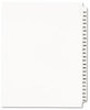 A Picture of product AVE-01340 Avery® Preprinted Style Legal Dividers Exhibit Side Tab Index 25-Tab, 251 to 275, 11 x 8.5, White, 1 Set, (1340)