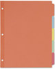 A Picture of product AVE-11508 Avery® Write & Erase Plain-Tab Paper Dividers and 5-Tab, 11 x 8.5, Multicolor, 36 Sets