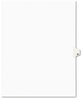 A Picture of product AVE-01064 Avery® Preprinted Style Legal Dividers Exhibit Side Tab Index 10-Tab, 64, 11 x 8.5, White, 25/Pack, (1064)