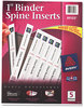 A Picture of product AVE-89103 Avery® Binder Spine Inserts 1" Width, 8 Inserts/Sheet, 5 Sheets/Pack