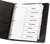 A Picture of product AVE-11132 Avery® Customizable Table of Contents Ready Index® Black & White Dividers with Printable Section Titles TOC and 8-Tab, 1 to 8, 11 x 8.5, Set