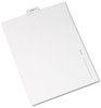 A Picture of product AVE-11942 Avery® Legal Index Divider, Exhibit Alpha Letter, Style Avery-Style Preprinted Bottom Tab 26-Tab, C, 11 x 8.5, White, 25/PK