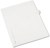 A Picture of product AVE-01418 Avery® Preprinted Style Legal Dividers Exhibit Side Tab Index 26-Tab, R, 11 x 8.5, White, 25/Pack, (1418)