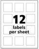 A Picture of product AVE-60506 Avery® UltraDuty® GHS Chemical Waterproof & UV Resistant Labels and 2 x White, 12/Sheet, 50 Sheets/Box