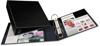 Avery® Heavy-Duty Non-View Binder with DuraHinge® and One Touch EZD® Rings 3 2" Capacity, 11 x 8.5, Black