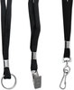 A Picture of product AVT-91138 Advantus® Deluxe Lanyard,  Ring Style, 26"-48"" Long, Black, 12/Pack
