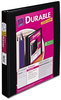 A Picture of product AVE-17011 Avery® Durable View Binder with DuraHinge® and Slant Rings 3 1" Capacity, 11 x 8.5, Black