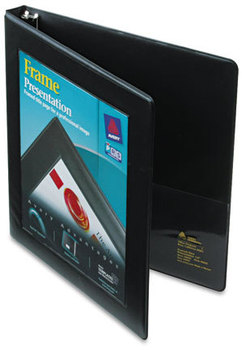 Avery® Framed View Heavy-Duty Binders 3 Rings, 0.5" Capacity, 11 x 8.5, Black