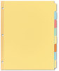 A Picture of product AVE-11509 Avery® Write & Erase Plain-Tab Paper Dividers and 8-Tab, 11 x 8.5, Multicolor, 24 Sets