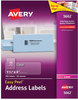 A Picture of product AVE-5662 Avery® Matte Clear Easy Peel® Mailing Labels with Sure Feed® Technology w/ Laser Printers, 1.33 x 4, 14/Sheet, 50 Sheets/Box