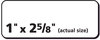 A Picture of product AVE-15660 Avery® Matte Clear Easy Peel® Mailing Labels with Sure Feed® Technology w/ Laser Printers, 1 x 2.63, 30/Sheet, 10 Sheets/Pack