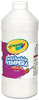 A Picture of product CYO-543132053 Crayola® Artista II® Washable Tempera Paint,  White, 32 oz