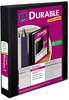 A Picture of product AVE-17021 Avery® Durable View Binder with DuraHinge® and Slant Rings 3 1.5" Capacity, 11 x 8.5, Black