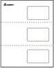 A Picture of product AVE-5361 Avery® Self-Laminating ID Cards Laminated Laser/Inkjet 2 1/4 x 3 1/2, White, 30/Box