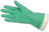 A Picture of product CRW-5319E Memphis™ Flock-Lined Nitrile Gloves,  Green, 12 Pairs
