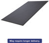 A Picture of product CWN-FL2436GY Crown Ribbed Vinyl Anti-Fatigue Mat,  24 x 36, Black