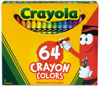 Crayola® Classic Color Pack Crayons,  Assorted 64/Box