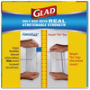 A Picture of product CLO-70320 Glad® ForceFlex® OdorShield® Tall Kitchen Drawstring Trash Bags. 13 gal. 24 X 28 in. White. Fresh Clean scent. 34 bags/box, 6 boxes/carton.