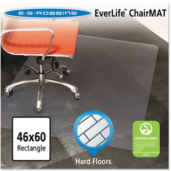 ES Robbins® EverLife™ Chair Mat for Hard Floors,  Multi-Task Series for Hard Floors, Heavier Use