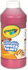 A Picture of product CYO-551316038 Crayola® Washable Fingerpaint,  Red, 16 oz