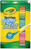 A Picture of product CYO-585050 Crayola® Washable Super Tips Markers,  Assorted, 50/Set