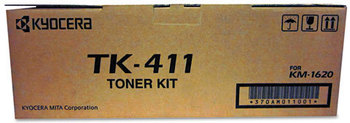 Kyocera TK411 Toner,  15,000 Page-Yield, Black