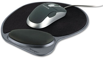 Kensington® Wrist Pillow® Memory Foam Mouse Support,  Black